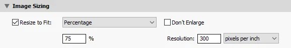Export in Lightroom