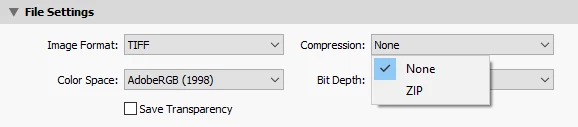 Export in Lightroom