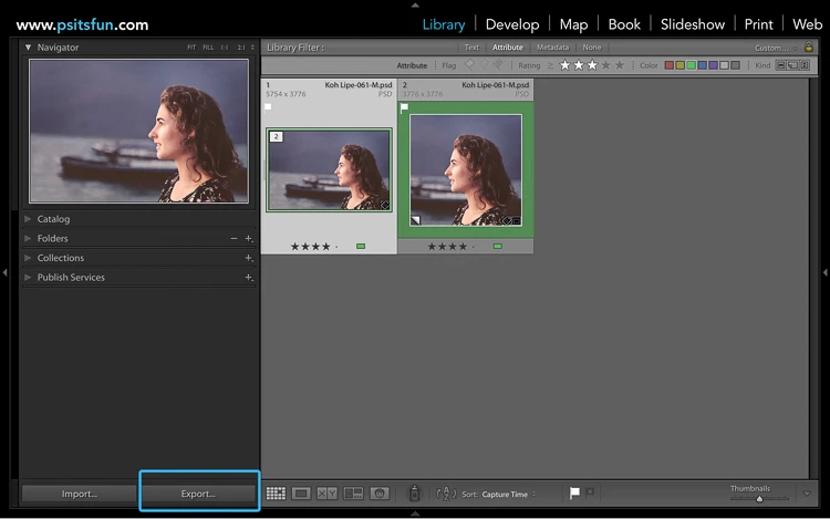 optimize images for facebook in lightroom