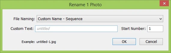 filename templates in Lightroom