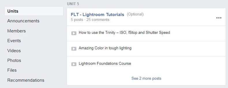 Lightroom related Facebook groups
