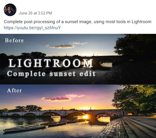 Lightroom related Facebook groups