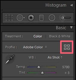 LUTs in Lightroom